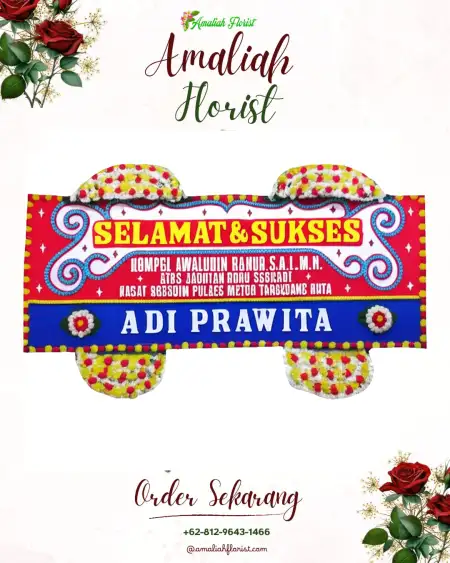 Papan Bunga Ucapan Selamat Saguling